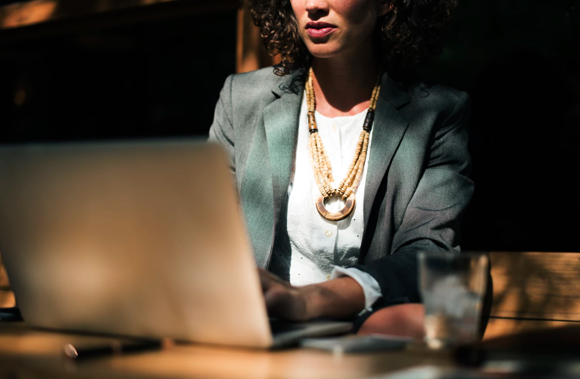 Woman on laptop