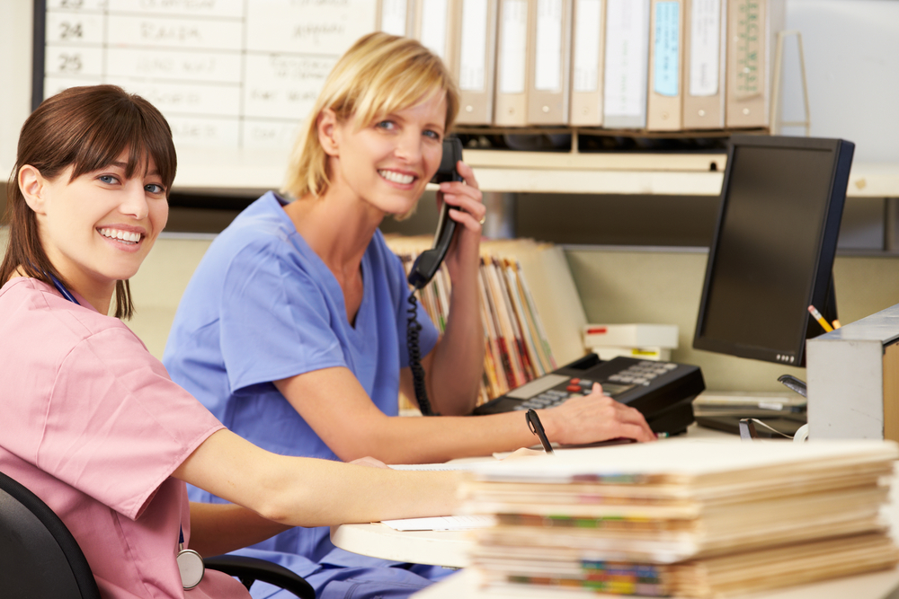 Smiling nurses