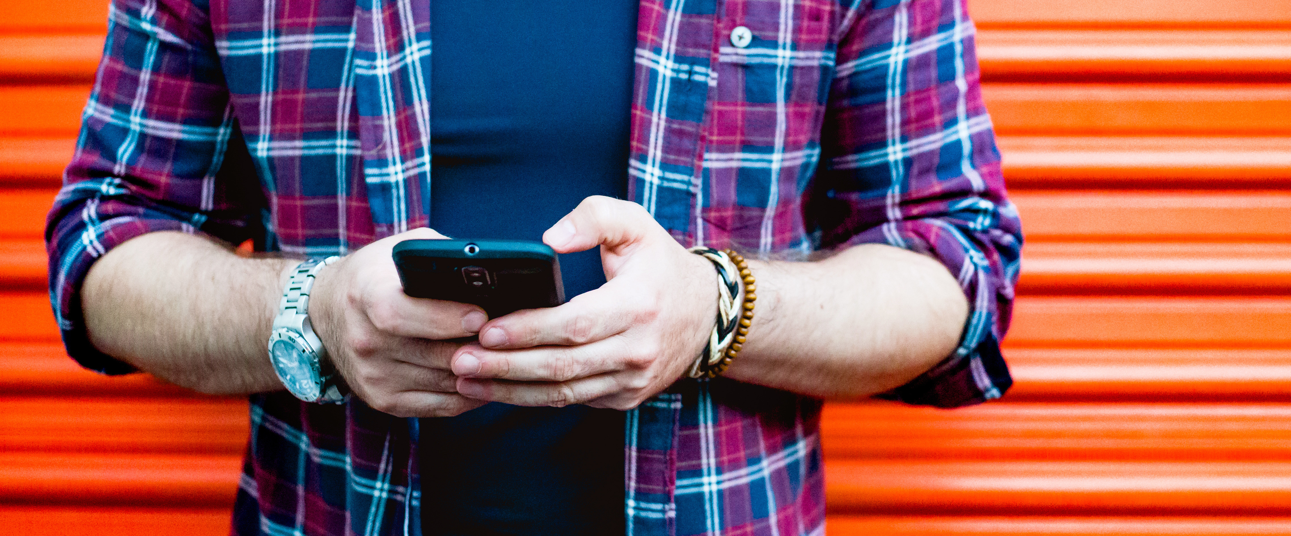 Man on phone