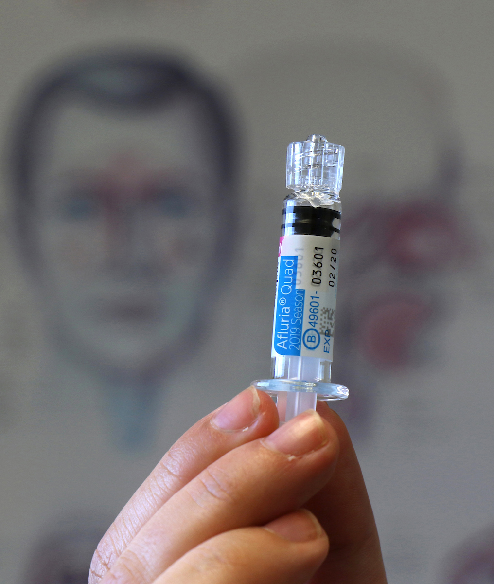 Photo of the 2019 flu vaccine Afluria Quad