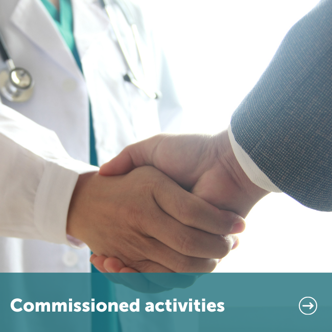 commissioned activities tile