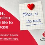 Heart health week banner from the Heart Foundation