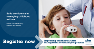 our Improving Childhood Asthma Management (ICAM) community of practice sessions