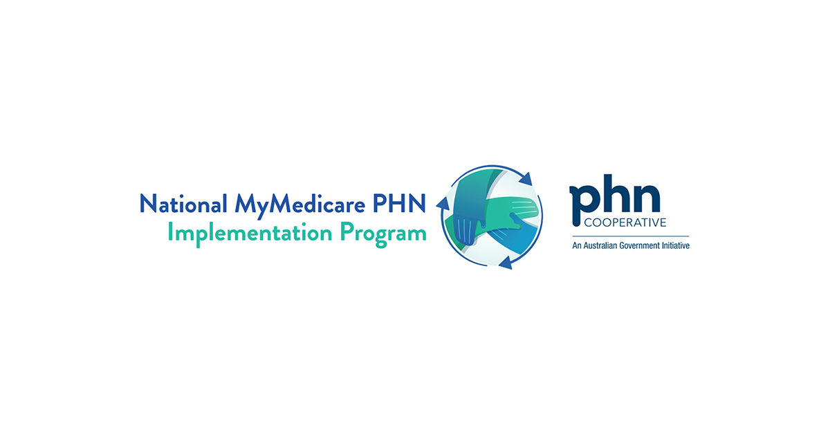 Logo for the National MyMedicare PHN Implementation Program