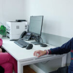 Utopia Refugee and Asylum Seeker Health GP Dr Amireh Fakhouri and Tuan Nguyen, a community member living hepatitis B.