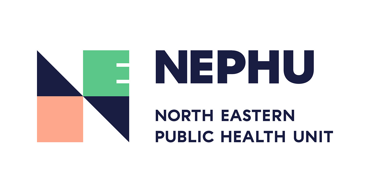 A logo for the North Eastern Public Health Unit