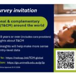 A flyer promoting a Unitversity of Melbourne survey on traditional and complementary medicine