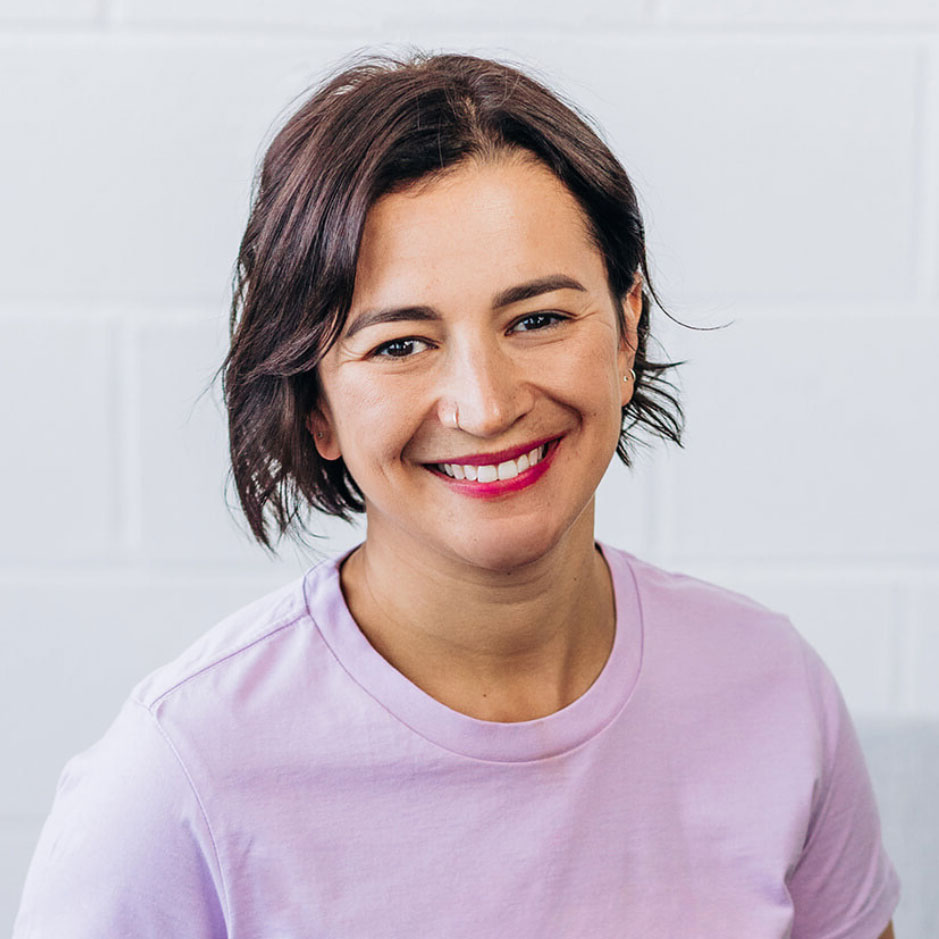 A headshot of Marie Vakakis, Accredited Mental Health Social Worker and Family Therapist