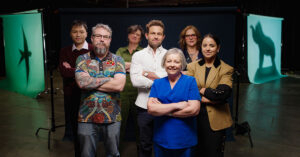 A range of health care professionals that took part in the Raise It AOD campaign pose together for the camera