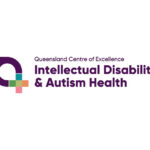The logo for the Queensland Centre of Excellence in Intellectual Disability and Autism Health