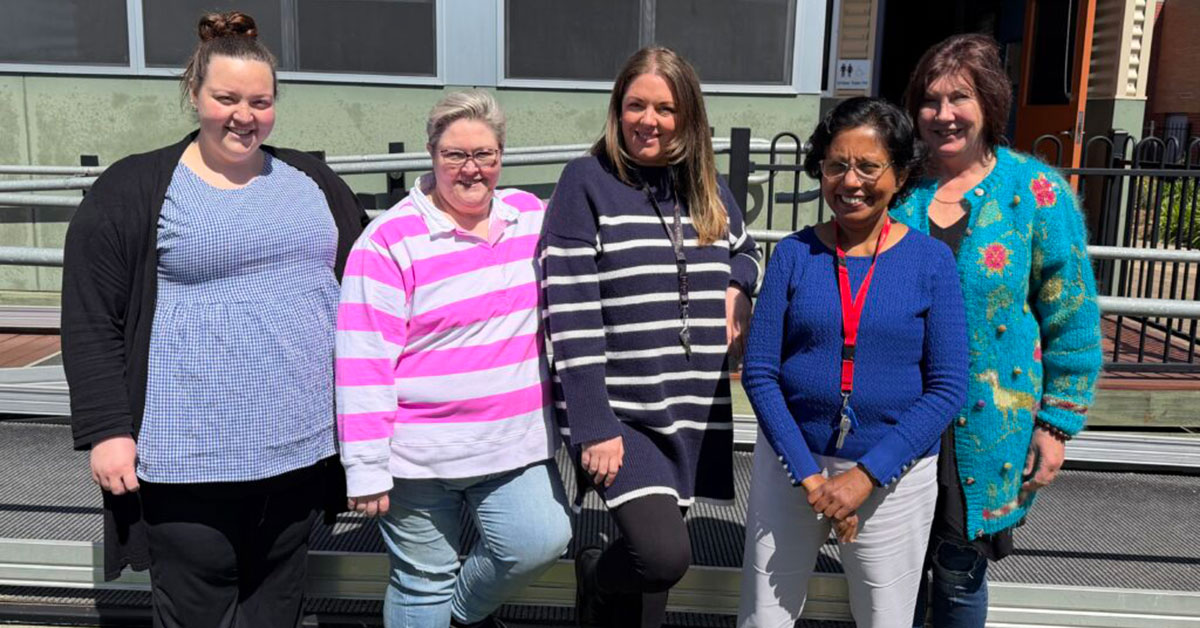The team at Kurunjang Secondary College in Melton